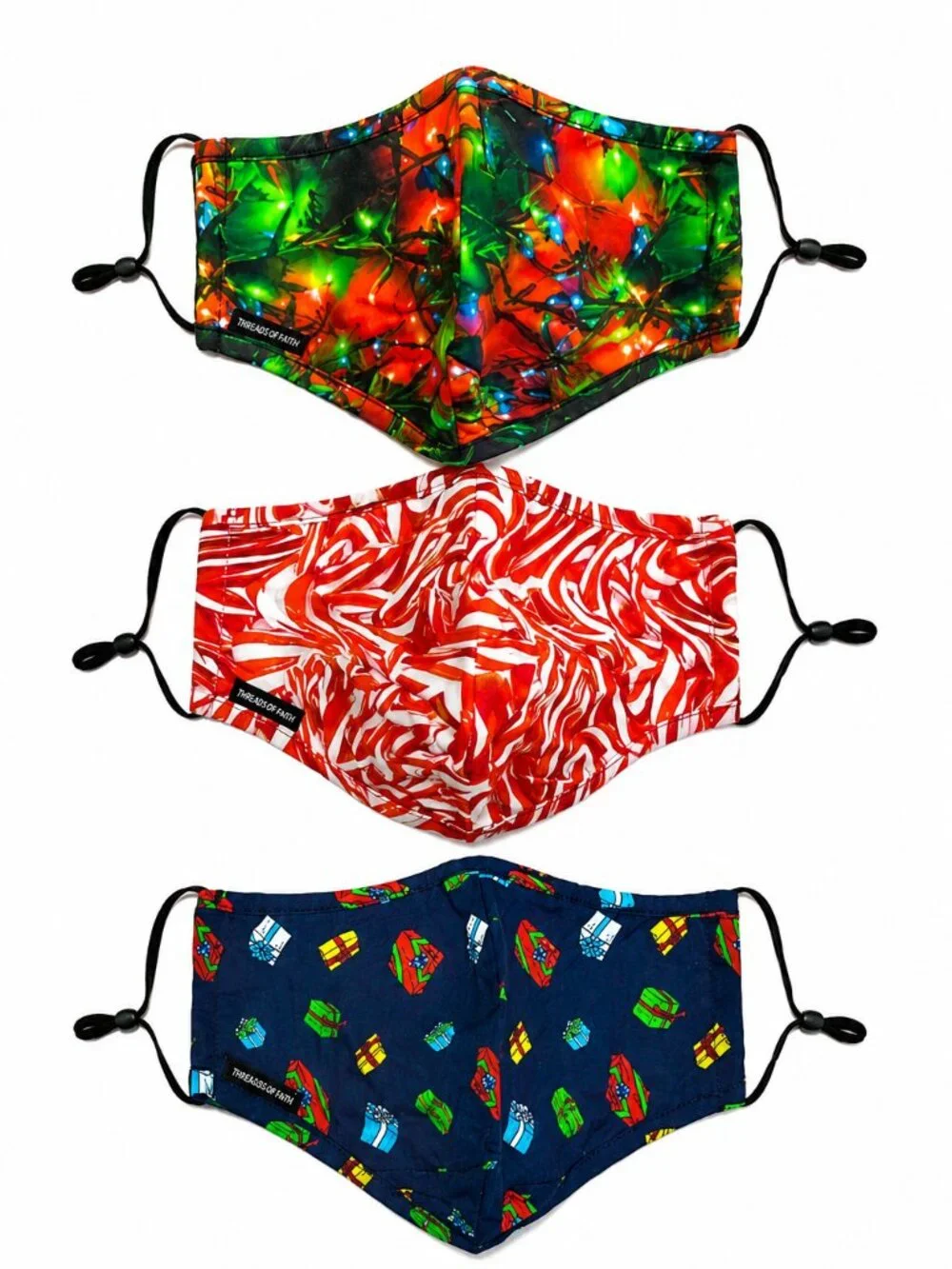 American Eagle Reusable Cloth Face Masks - Christmas Themed 3 Pack - NWT